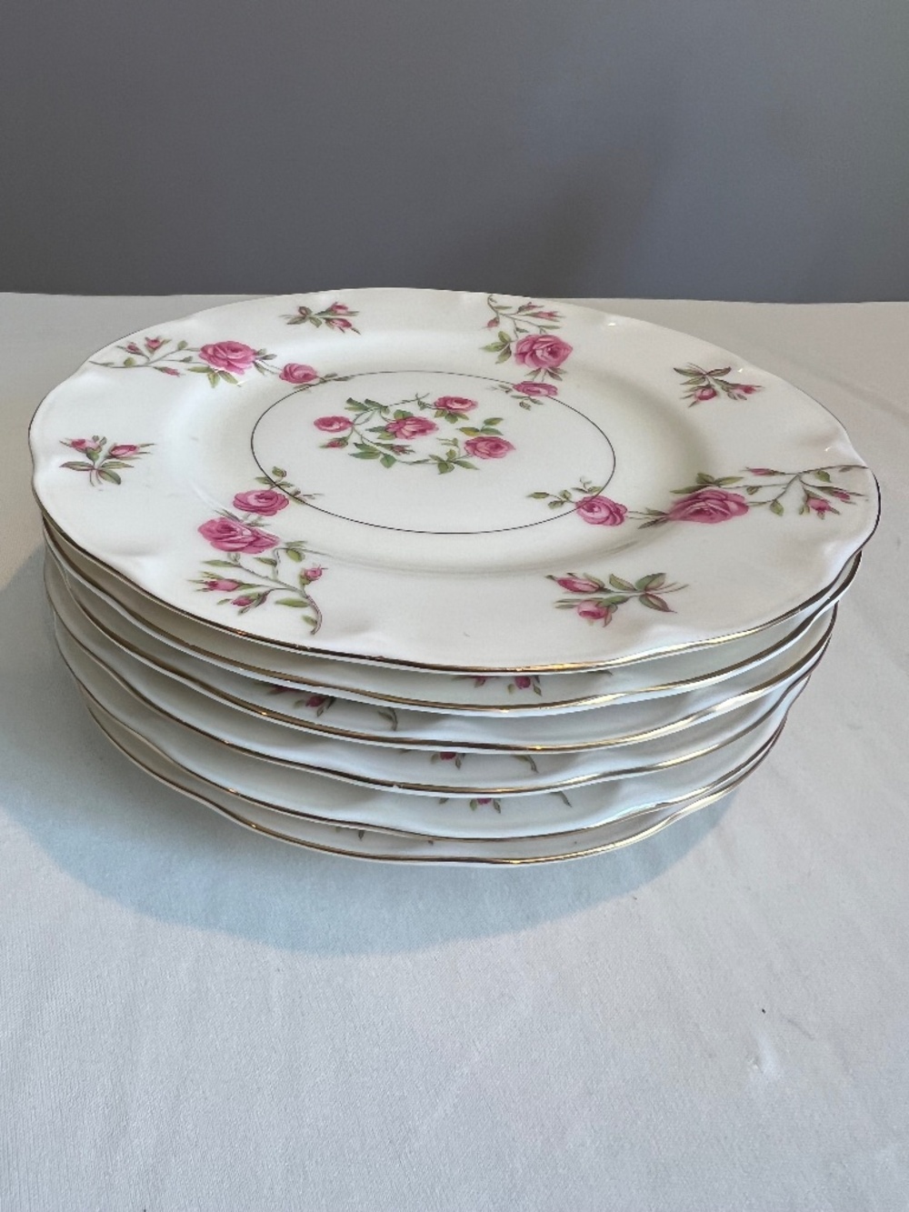 Theodore Haviland Delaware NY Bread & Butter Plates (6) 6 3/8"